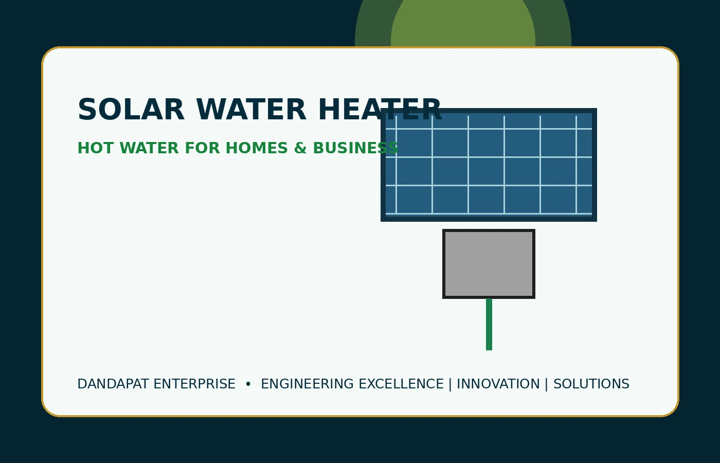 Solar water heater system